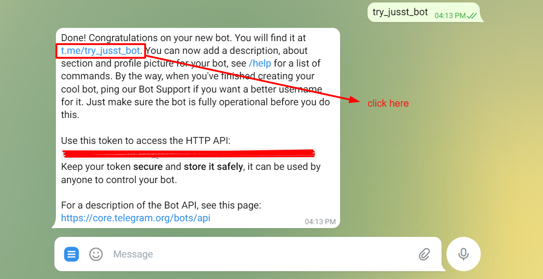Telegram bot automation