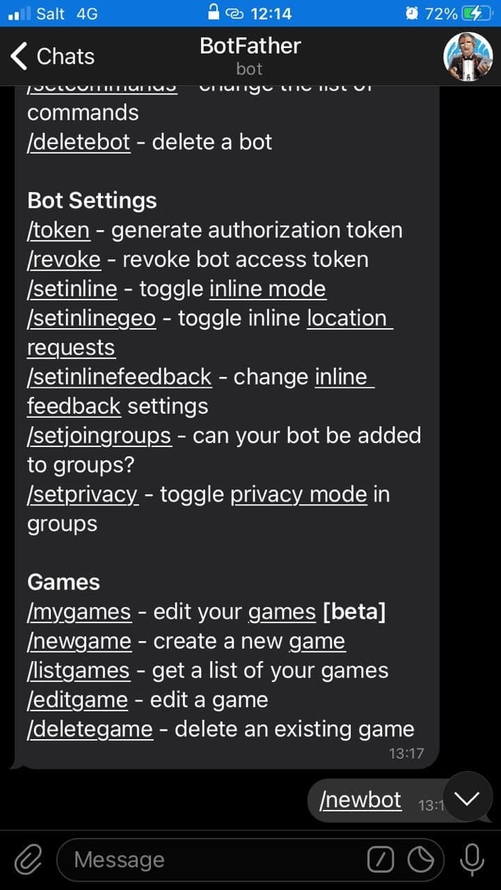 chat id telegram