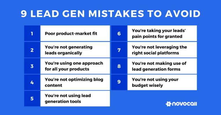 206 9 lead generation mistakes marketers need to avoid in 2022