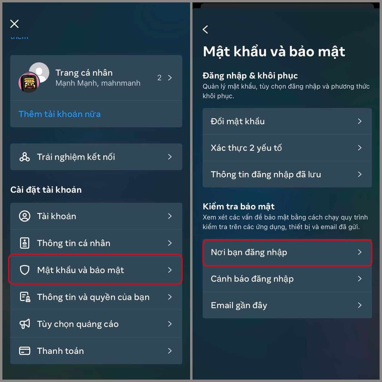 Cách Kiểm Tra Thiết Bị Lạ Đăng Nhập Facebook và Phòng Tránh 1 Kiểm Tra Thiết Bị Lạ