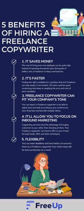 5 Benefits of Hiring a Freelance Copywriter