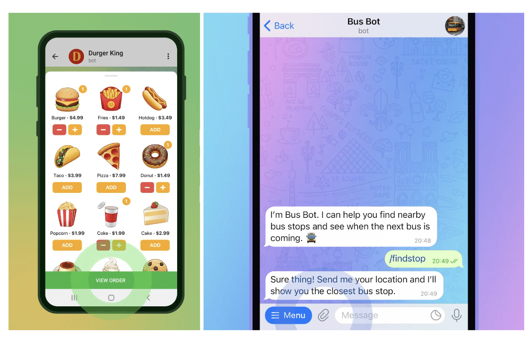 Hướng dẫn tạo bot Telegram hỗ trợ chăm sóc khách hàng 24/7 2 Telegram Bot Example