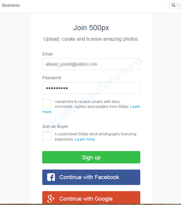 bot python đăng ảnh 500px