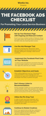 The facebook ads checklist for local service business infographic 1 2