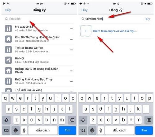 Cách chỉnh sửa vị trí địa điểm