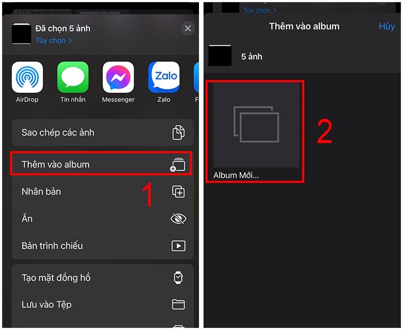 Sử dụng ứng dụng Photos trên iPhone
