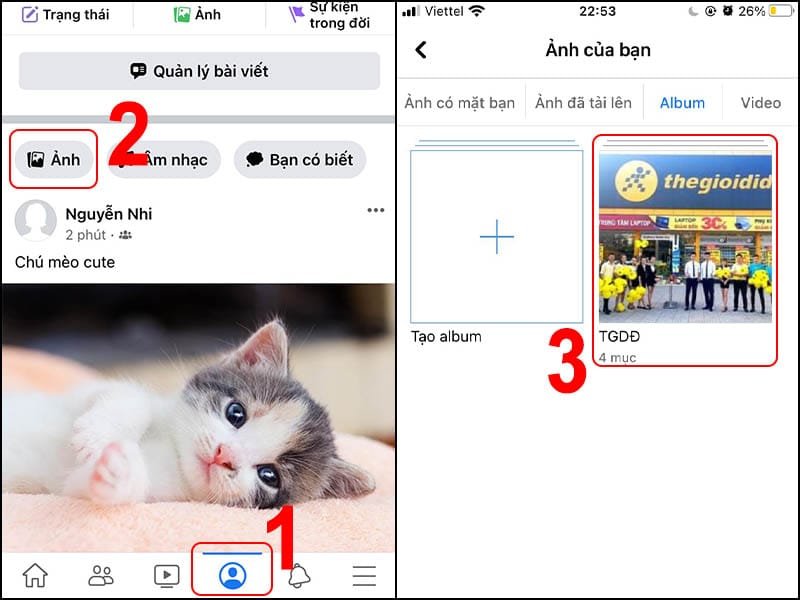 Hướng dẫn thêm ảnh vào album trên Facebook