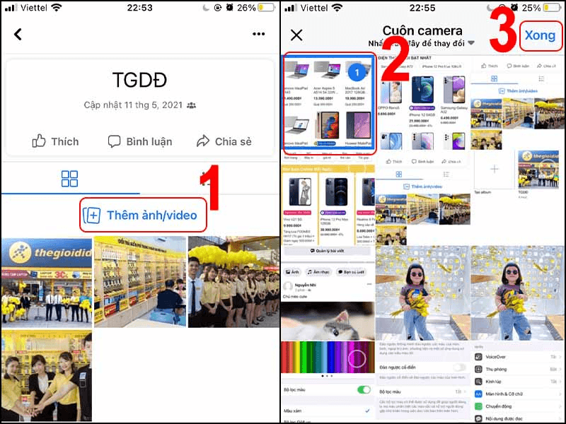 Cập nhật trình duyệt hoặc ứng dụng Facebook