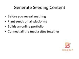 Tạo nội dung seeding hấp dẫn
