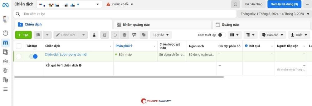 Facebook Ads Manager Features