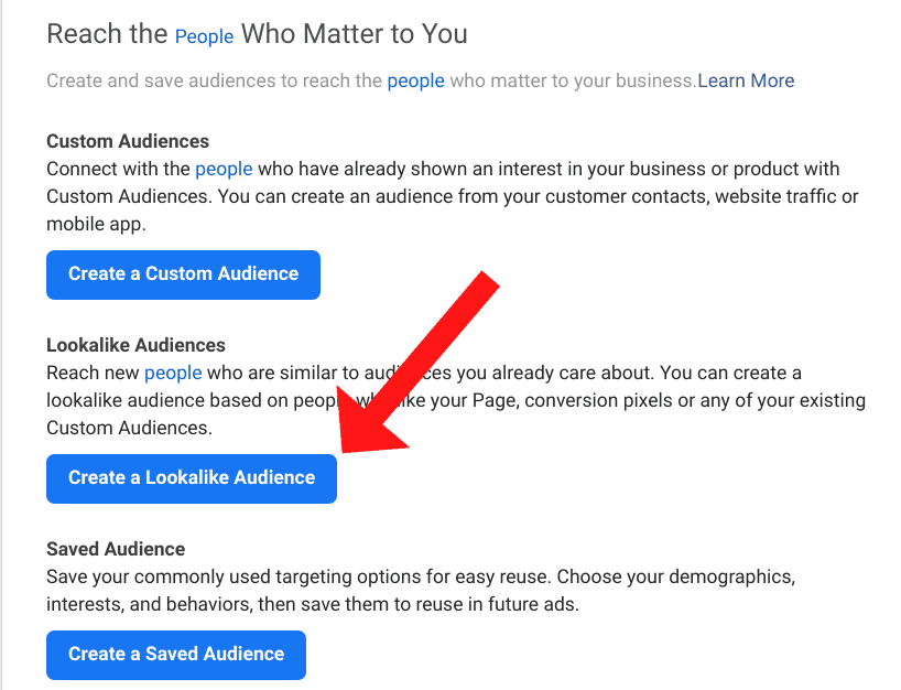 facebook lookalike audiences 2