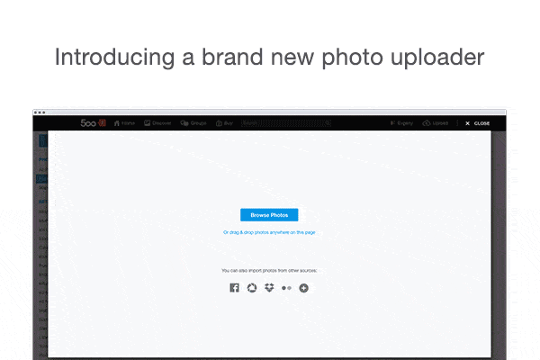 upload ảnh qua API 500px