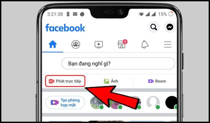 huong dan livestream facebook tren dien thoai 5