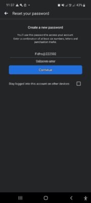 im stuck in unknown error trying to change my password v0 oo22xj8dsxz91