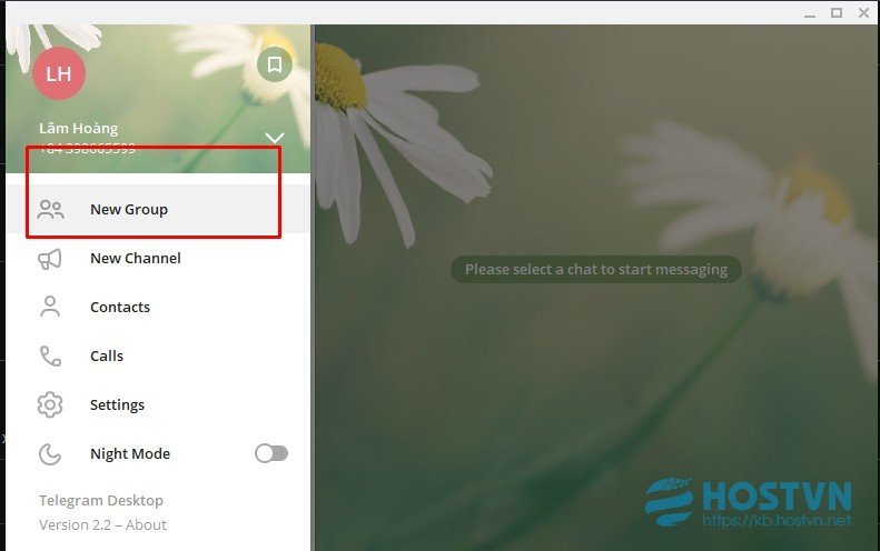 Kiểm tra bot Telegram