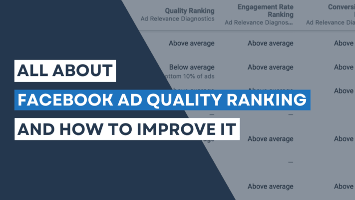 improve facebook ad quality ranking