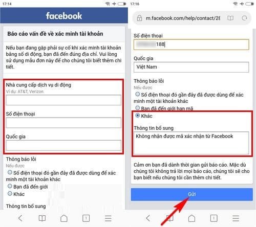 khong nhan duoc ma facebook 3