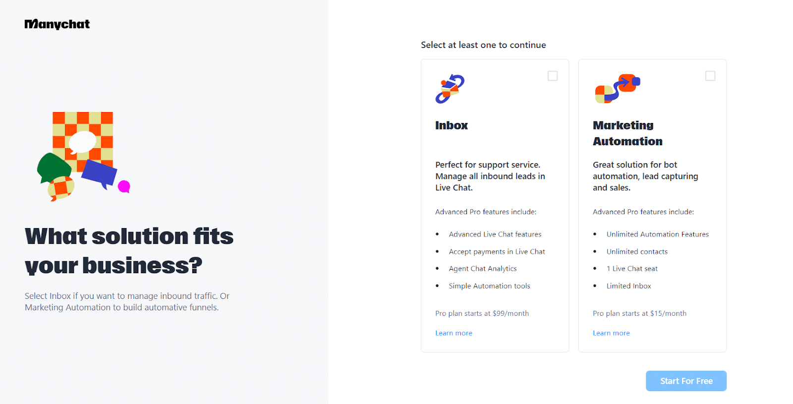 Bot Help ManyChat Telegram