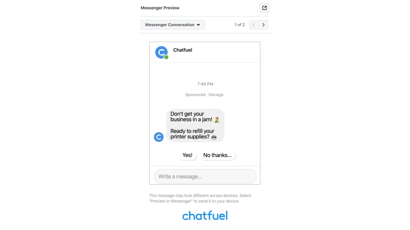 original ecommerce entrepreneur uses chatfuel bot to automate over 100 000 in sales 5 fc8ea7d2e6
