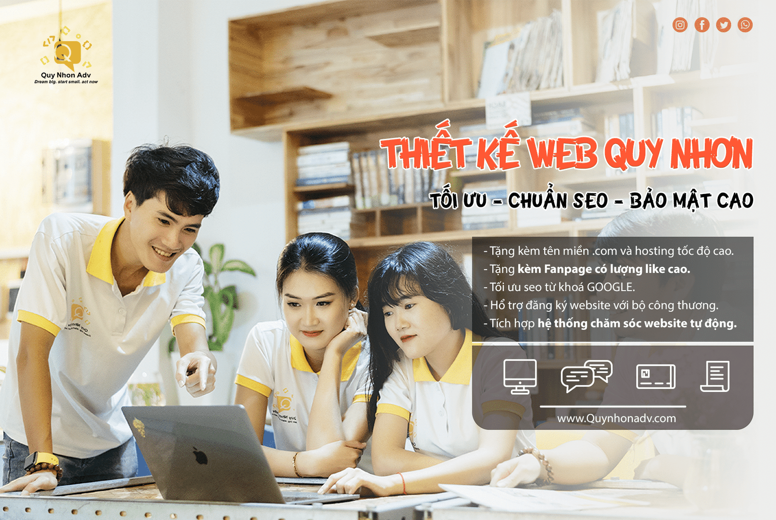 Dịch vụ thiết kế website giới thiệu công ty tại Quy Nhơn 4 Website design consultation